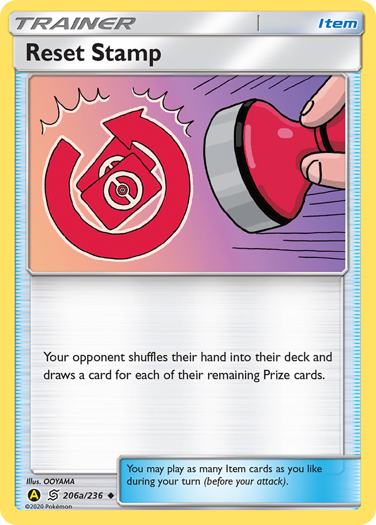 Reset Stamp (206a/236) [Alternate Art Promos] | Good Games Morley