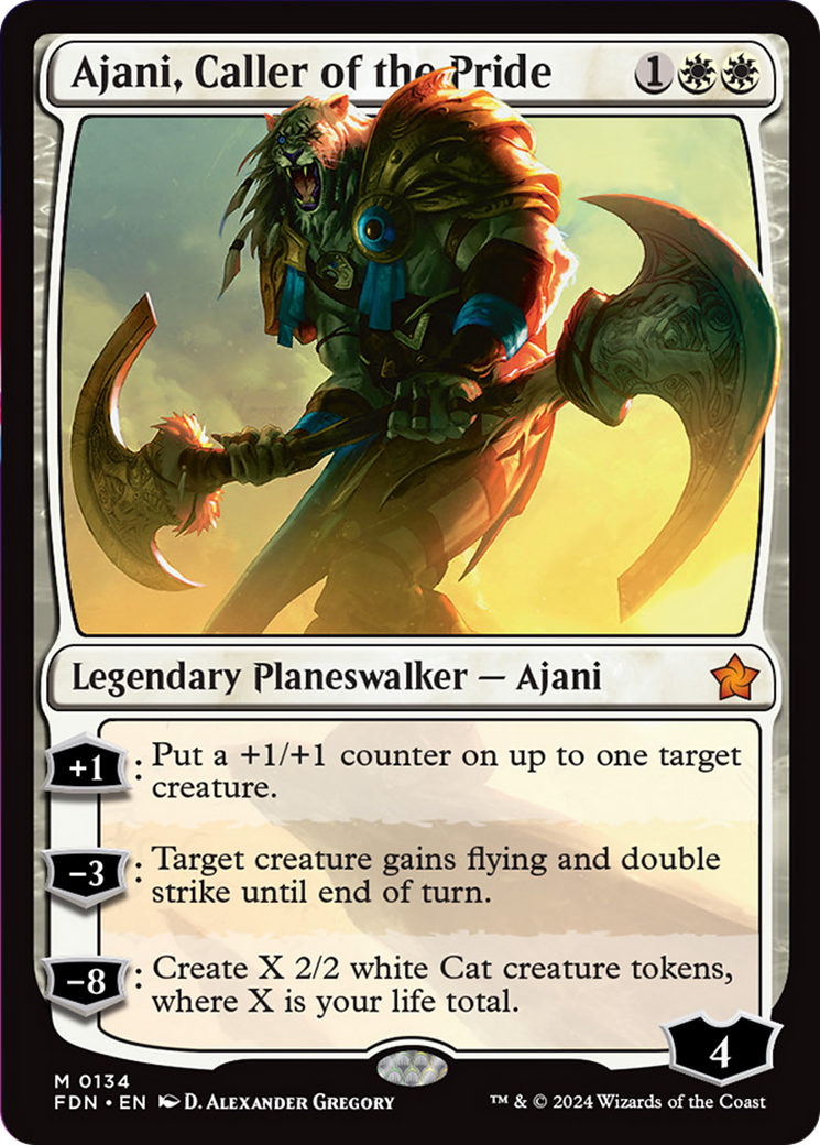 Ajani, Caller of the Pride [Foundations] | Good Games Morley