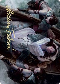 Return Upon the Tide Art Card (Gold-Stamped Signature) [Kaldheim Art Series] | Good Games Morley