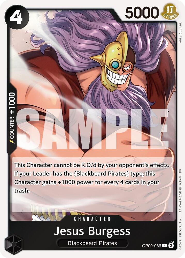 Jesus Burgess (Reprint) OP09-086 (Premium Booster -The Best- Vol. 2)  - Foil | Good Games Morley