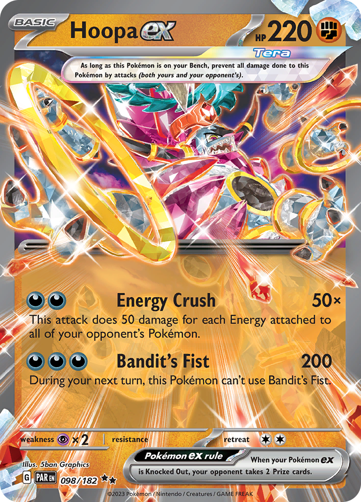 Hoopa ex (098/182) [Scarlet & Violet: Paradox Rift] | Good Games Morley