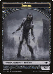 Marit Lage // Zombie Double-Sided Token [Modern Horizons Tokens] | Good Games Morley