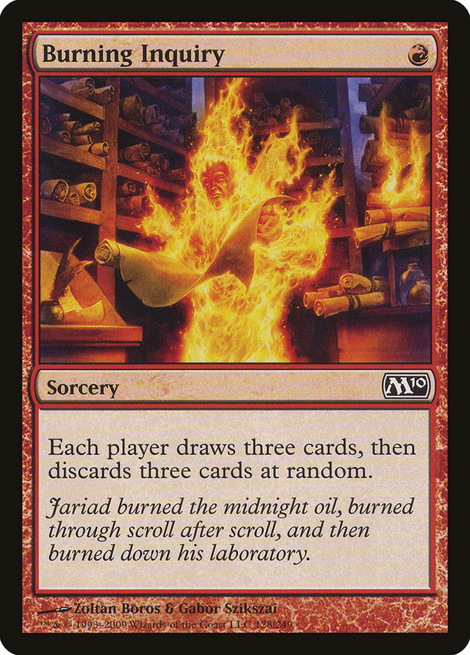 Burning Inquiry 128/249 (Magic 2010 (M10))  - Foil | Good Games Morley