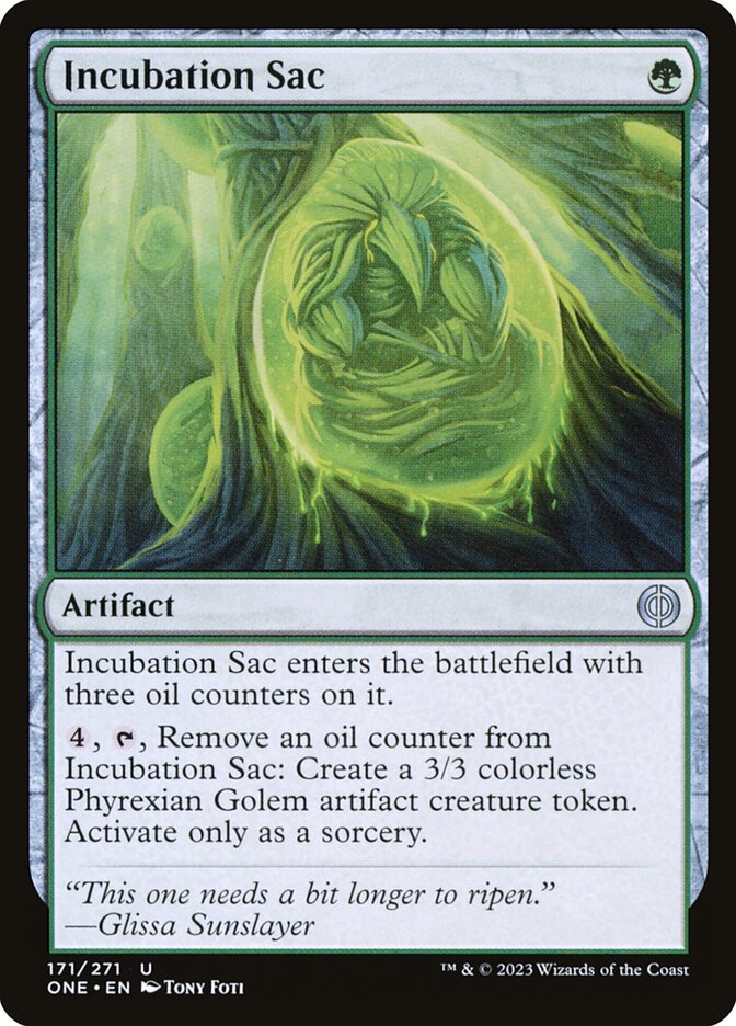 Incubation Sac 171 (Phyrexia: All Will Be One)  | Good Games Morley