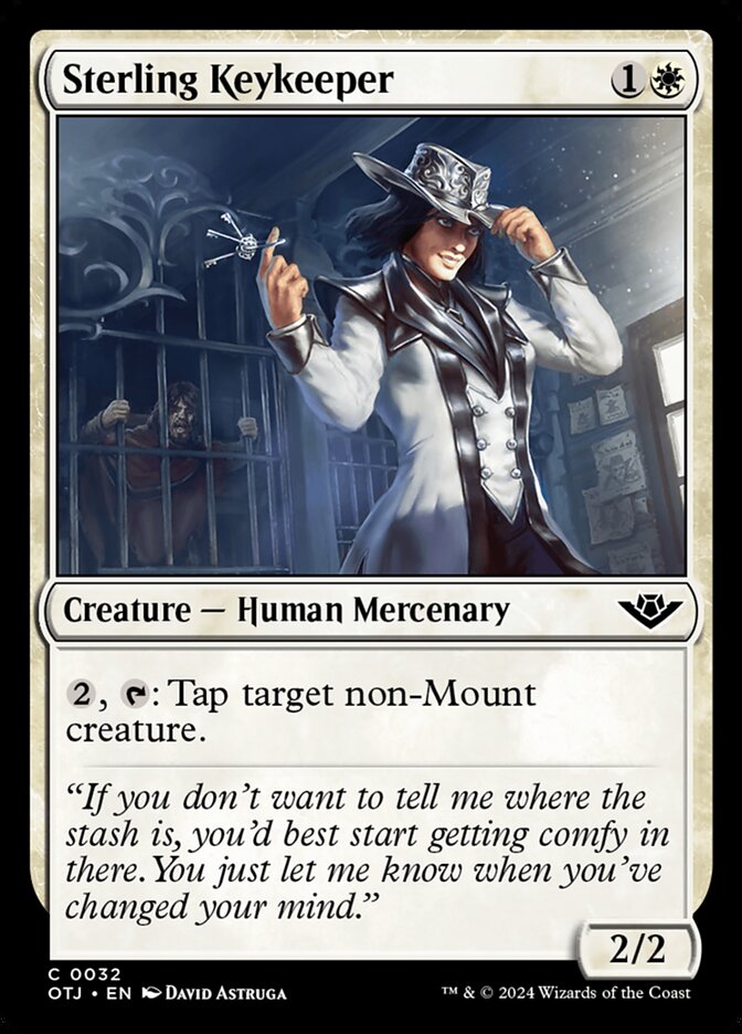 Sterling Keykeeper 32/286 (Outlaws of Thunder Junction)  - Foil | Good Games Morley