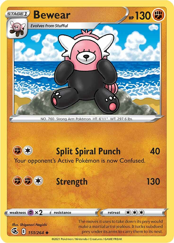 Bewear (151/264) [Sword & Shield: Fusion Strike] | Good Games Morley