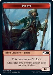 Pirate // Treasure Double-Sided Token [Core Set 2021 Tokens] | Good Games Morley