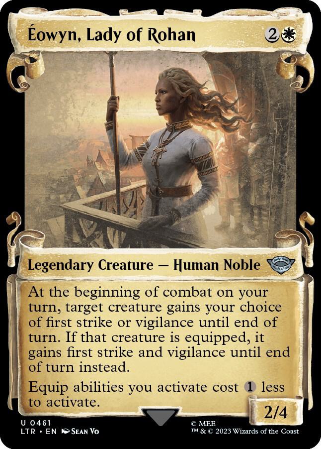 Éowyn, Lady of Rohan 461 (Universes Beyond: The Lord of the Rings: Tales of Middle-earth)  - Showcase Scroll Foil | Good Games Morley