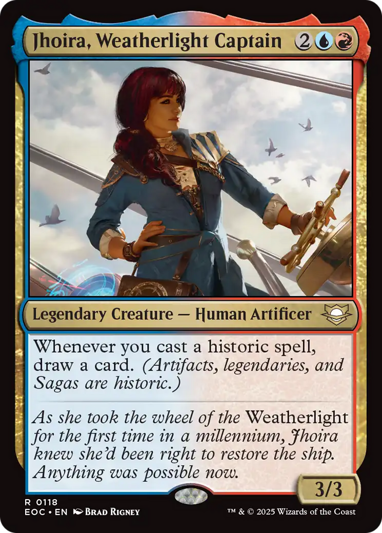 Jhoira, Weatherlight Captain [Edge of Eternities Commander] | Good Games Morley