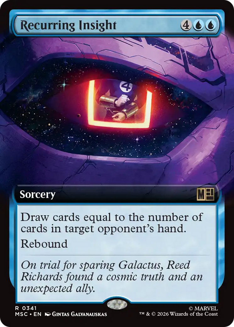 Recurring Insight (Extended Art) [Marvel Super Heroes Commander] | Good Games Morley