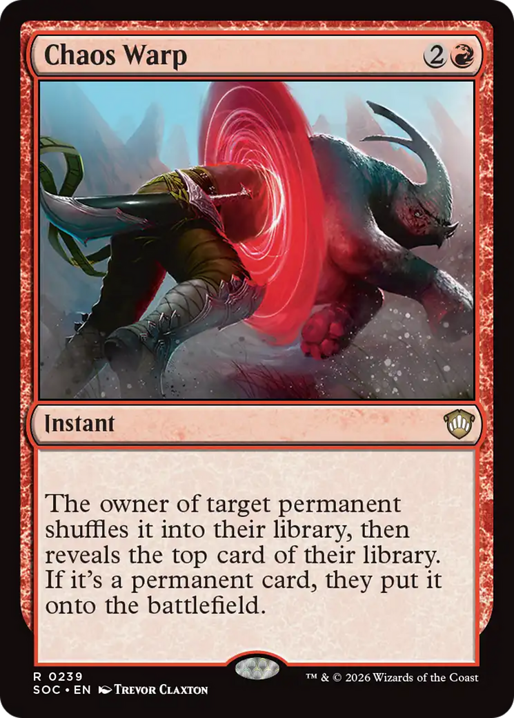 Chaos Warp [Secrets of Strixhaven Commander] | Good Games Morley