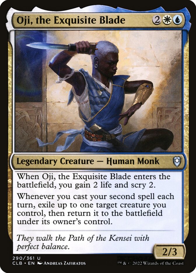 Oji, the Exquisite Blade 290 (Commander Legends: Battle for Baldur's Gate)  | Good Games Morley