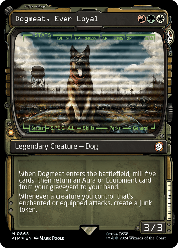 Dogmeat, Ever Loyal (Showcase) (Surge Foil) [Fallout] | Good Games Morley