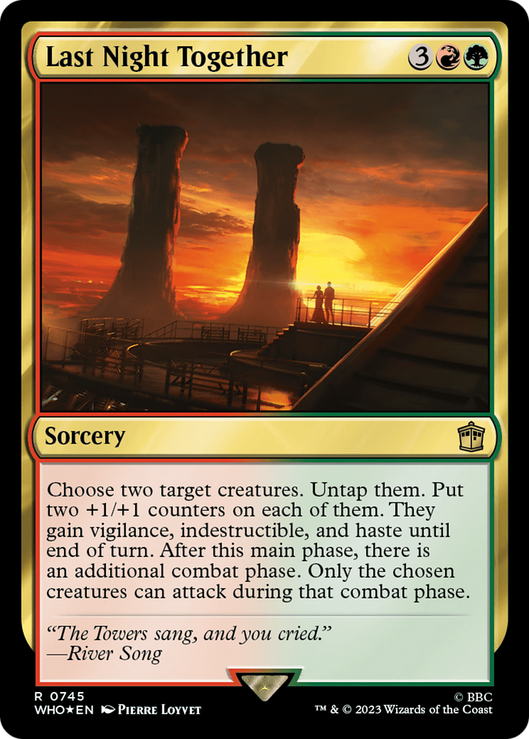 Last Night Together (Surge Foil) [Doctor Who] | Good Games Morley