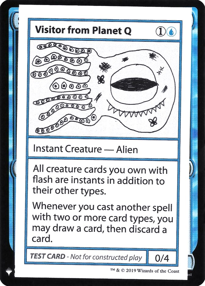 Visitor from Planet Q [Mystery Booster Playtest Cards] | Good Games Morley
