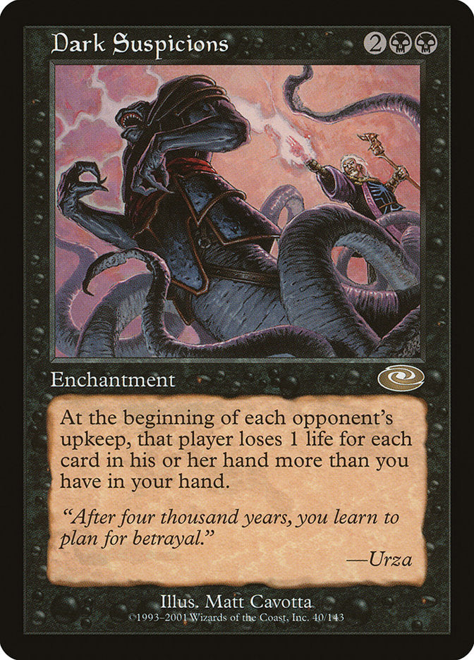 Dark Suspicions 40/143 (Planeshift)  - Foil | Good Games Morley