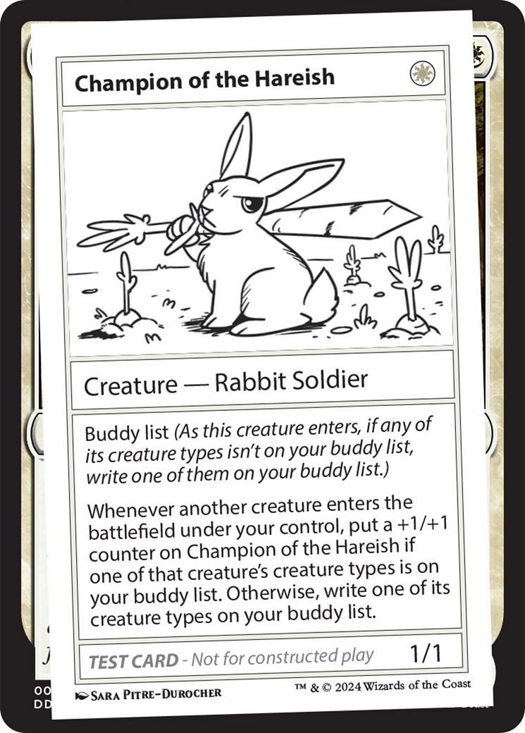 Champion of the Hareish [Mystery Booster 2 Playtest Cards] | Good Games Morley