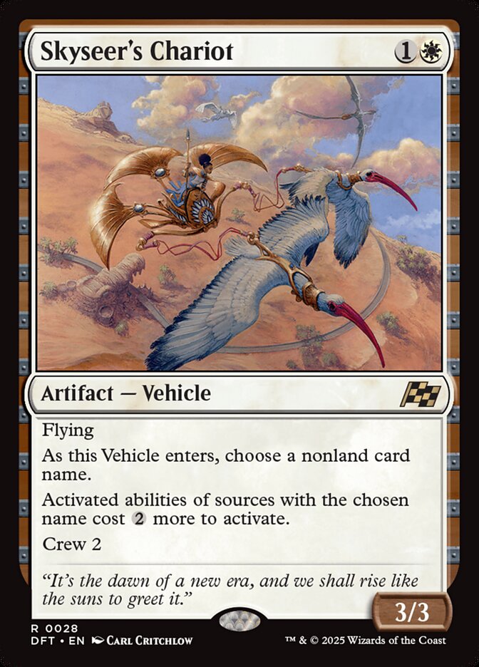 Skyseer's Chariot 28/291 (Aetherdrift)  - Foil | Good Games Morley