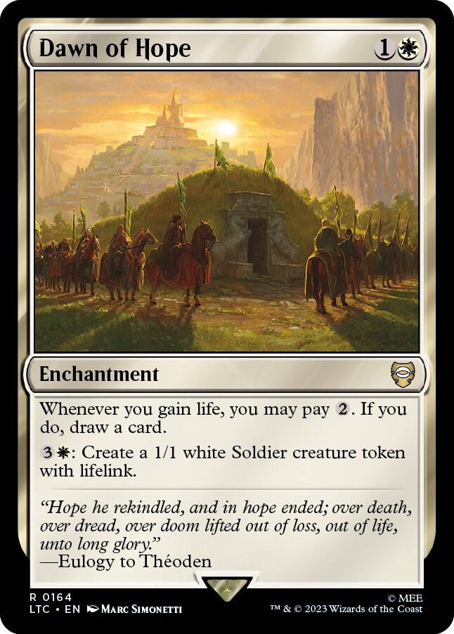 Dawn of Hope 164 (Commander: The Lord of the Rings: Tales of Middle-earth)  | Good Games Morley