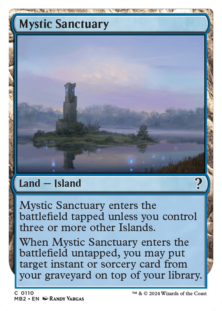 Mystic Sanctuary (White Border) [Mystery Booster 2] | Good Games Morley