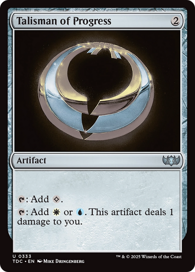 Talisman of Progress [Tarkir: Dragonstorm Commander] | Good Games Morley