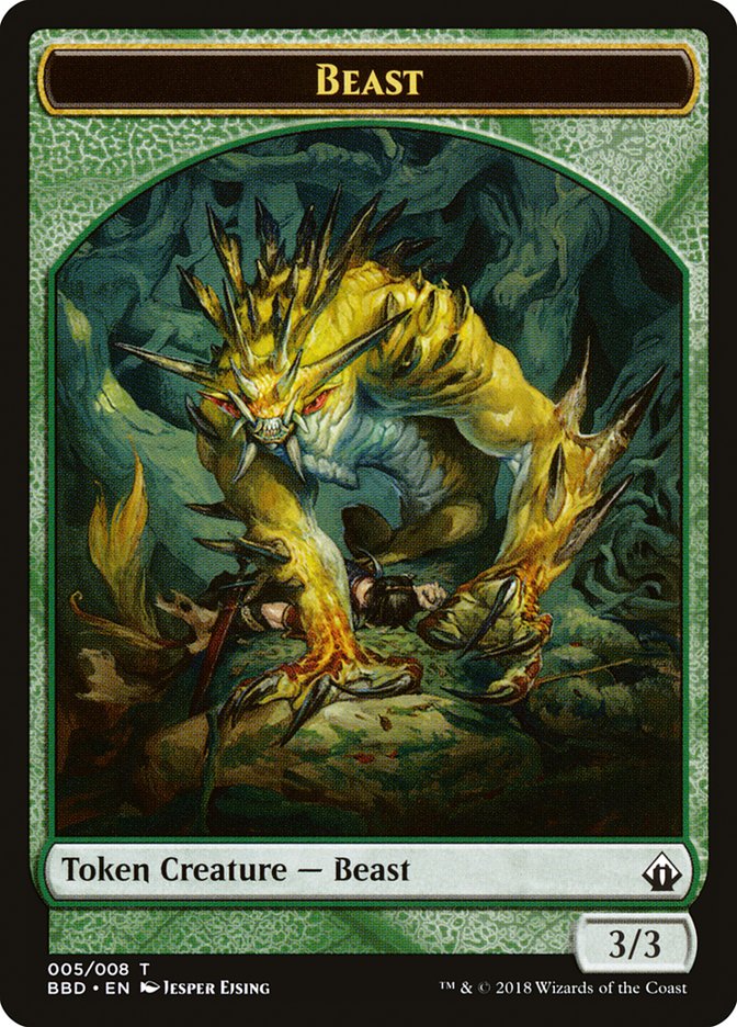 Beast Token [Battlebond Tokens] | Good Games Morley