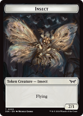 Insect (0005) // Manifest Double-Sided Token [Duskmourn: House of Horror Tokens] | Good Games Morley
