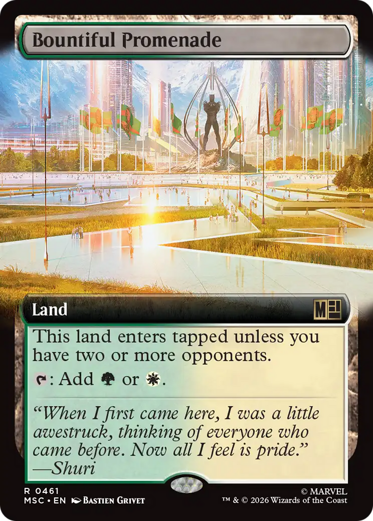 Bountiful Promenade (Extended Art) [Marvel Super Heroes Commander] | Good Games Morley