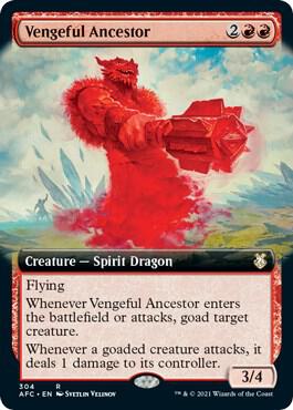 Vengeful Ancestor Extended Art 304/62 (Commander: Adventures in the Forgotten Realms)  | Good Games Morley