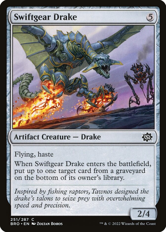 Swiftgear Drake 251/287 (The Brothers' War)  | Good Games Morley