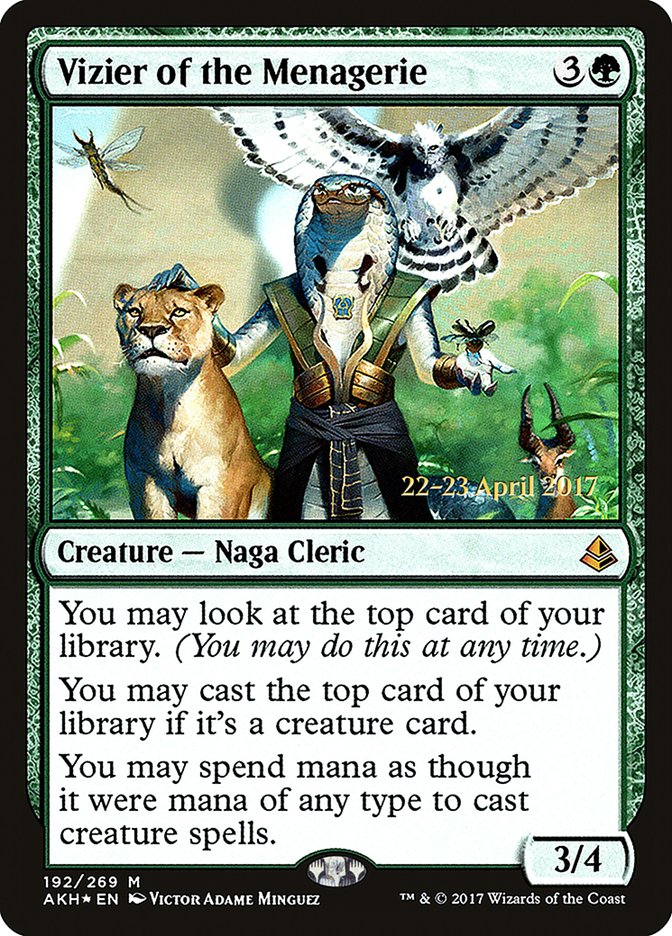 Vizier of the Menagerie [Amonkhet Prerelease Promos] | Good Games Morley