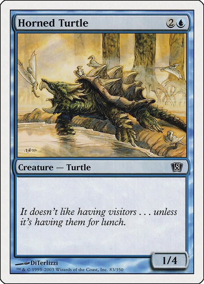 Horned Turtle 83/350 (8th Edition)  | Good Games Morley