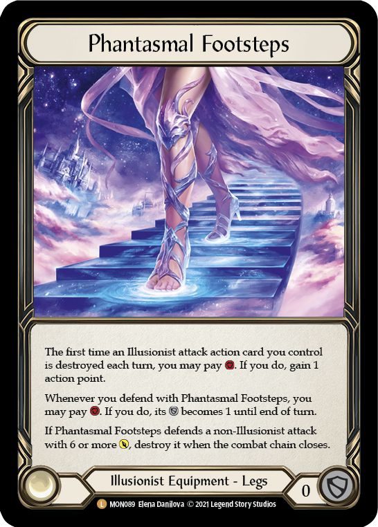 Phantasmal Footsteps [MON089-CF] (Monarch)  1st Edition Cold Foil | Good Games Morley