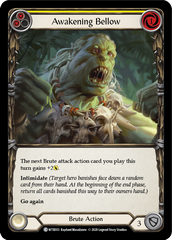 Awakening Bellow (Yellow) [U-WTR033] (Welcome to Rathe Unlimited)  Unlimited Rainbow Foil | Good Games Morley