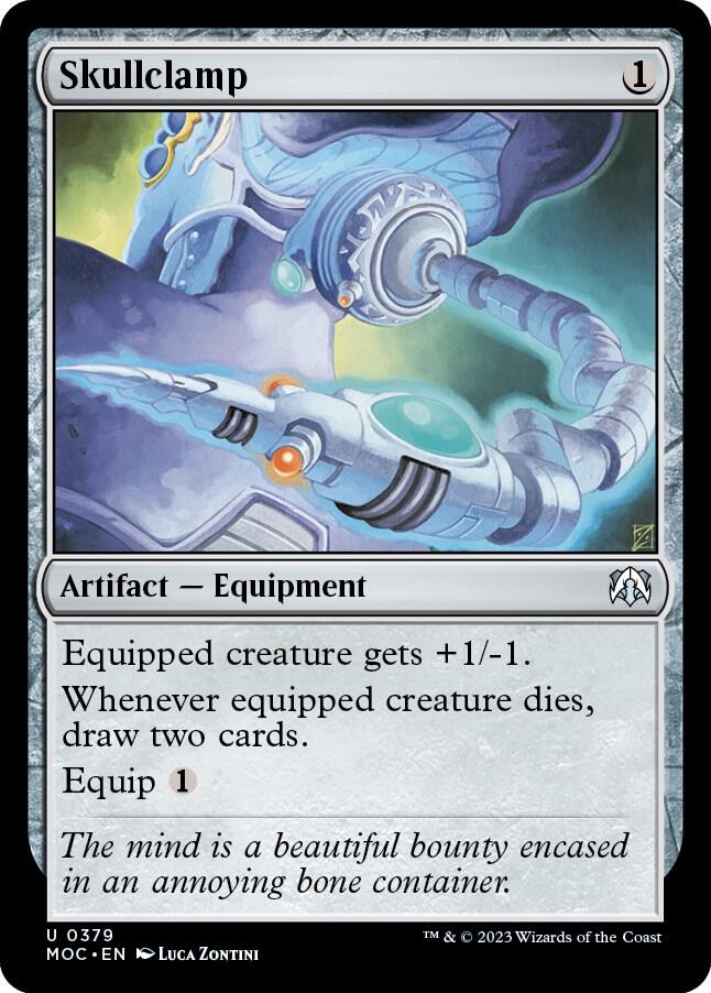 Skullclamp 379/444 (Commander: March of the Machine)  | Good Games Morley