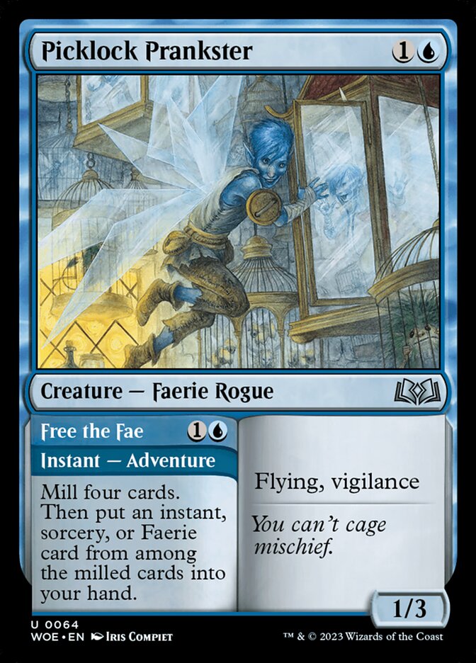 Picklock Prankster // Free the Fae 64 (Wilds of Eldraine)  | Good Games Morley