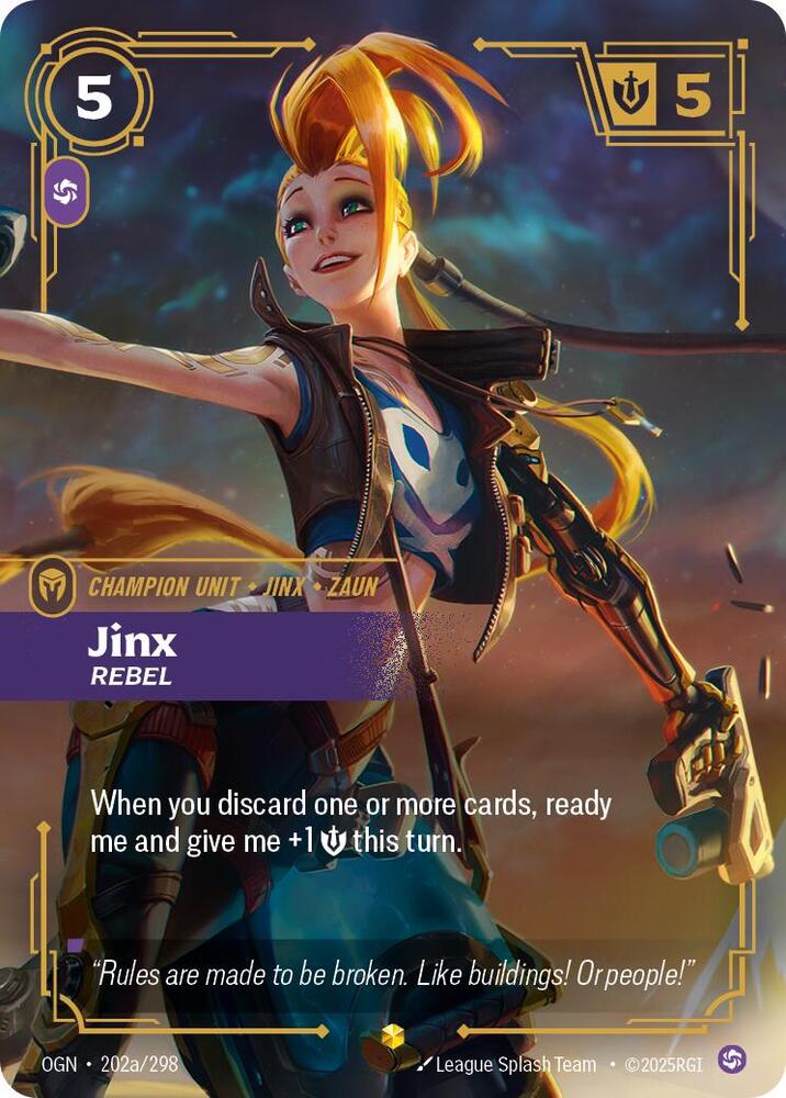 Jinx - Rebel 202a/298 (Origins)  - Foil | Good Games Morley