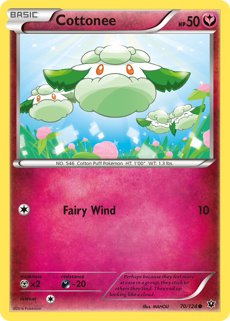 Cottonee (70/124) [XY: Fates Collide] | Good Games Morley