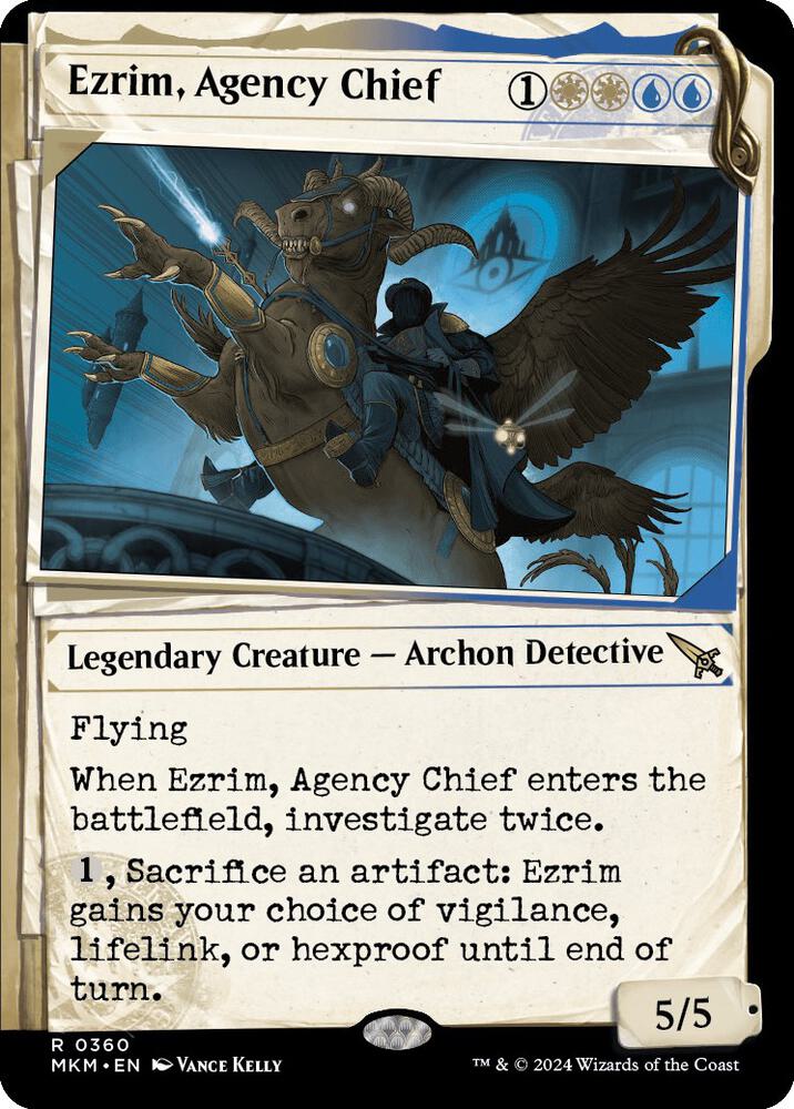 Ezrim, Agency Chief 360 (Murders at Karlov Manor)  - Showcase Foil | Good Games Morley