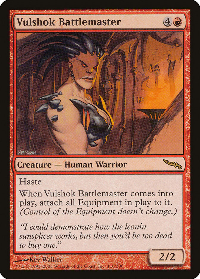 Vulshok Battlemaster 110/306 (Mirrodin)  | Good Games Morley