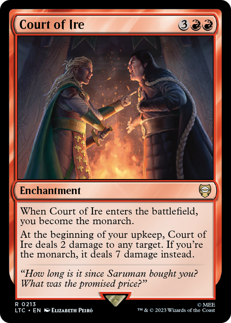 Court of Ire [The Lord of the Rings: Tales of Middle-Earth Commander] | Good Games Morley