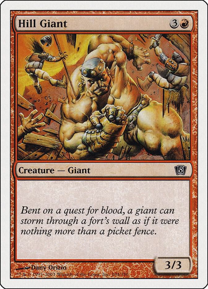 Hill Giant 194/350 (8th Edition)  | Good Games Morley