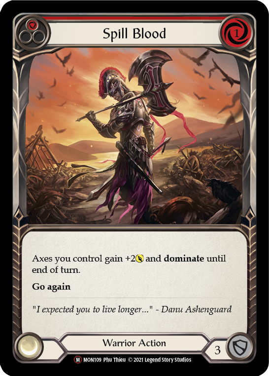 Spill Blood [U-MON109-RF] (Monarch Unlimited)  Unlimited Rainbow Foil | Good Games Morley