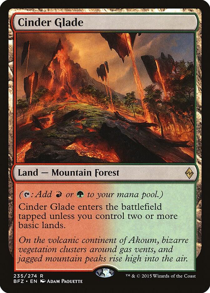 Cinder Glade 235/274 (Battle for Zendikar)  | Good Games Morley