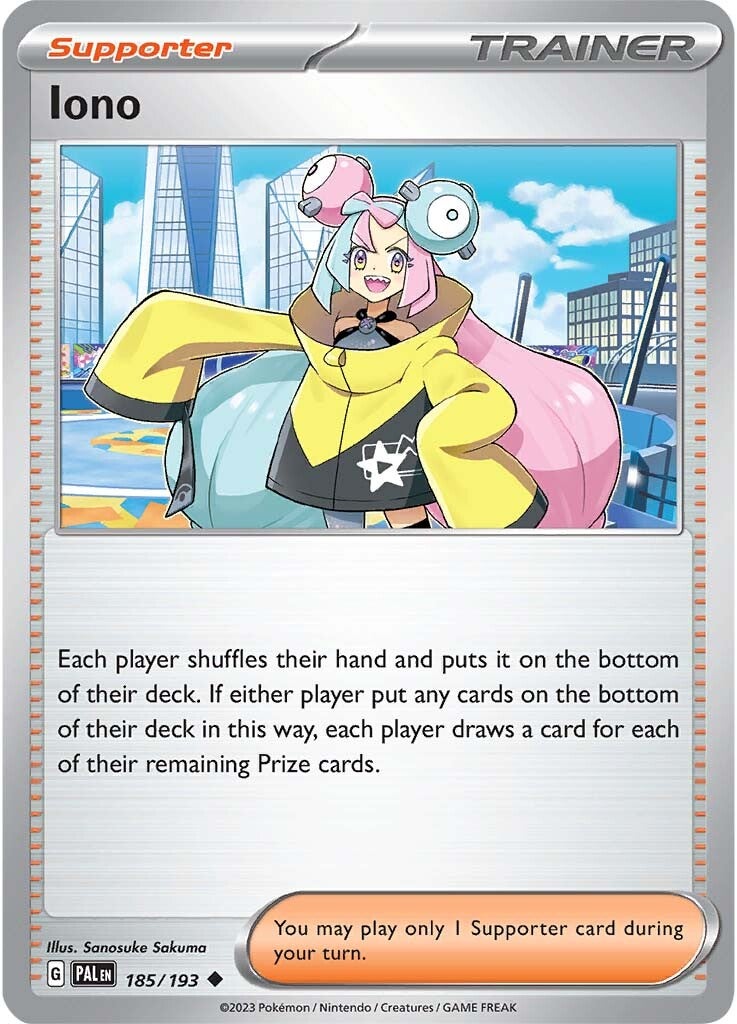 Iono (185/193) [Scarlet & Violet: Paldea Evolved] | Good Games Morley