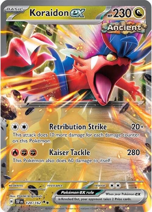 Koraidon ex 120/162 (SV05: Temporal Forces)  - Holofoil | Good Games Morley