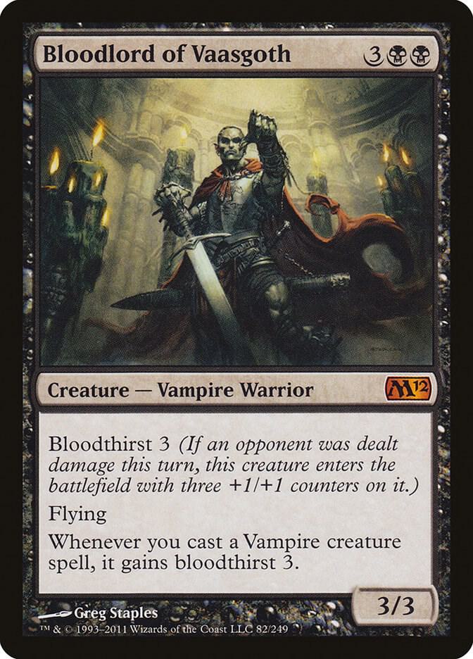 Bloodlord of Vaasgoth 82/249 (Magic 2012 (M12))  | Good Games Morley