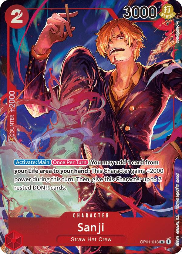 Sanji OP01-013 (Romance Dawn)  - Alternate Art Foil | Good Games Morley