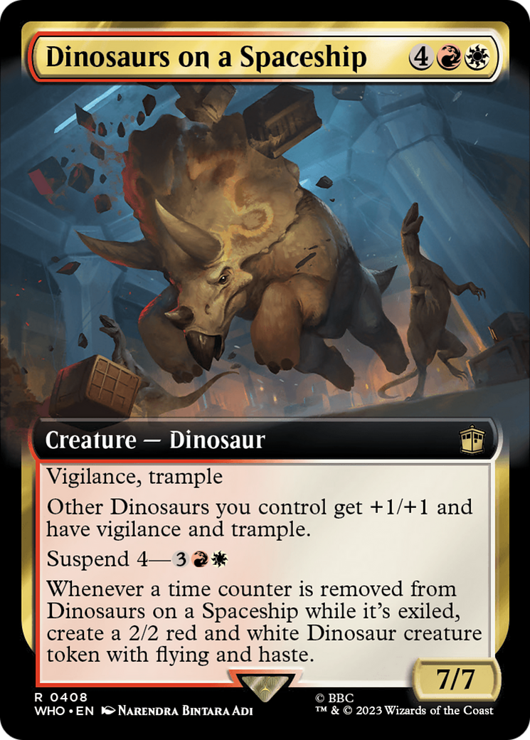 Dinosaurs on a Spaceship (Extended Art) [Doctor Who] | Good Games Morley
