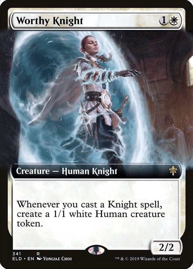Worthy Knight 341/269 (Throne of Eldraine)  - Extended Art Foil | Good Games Morley